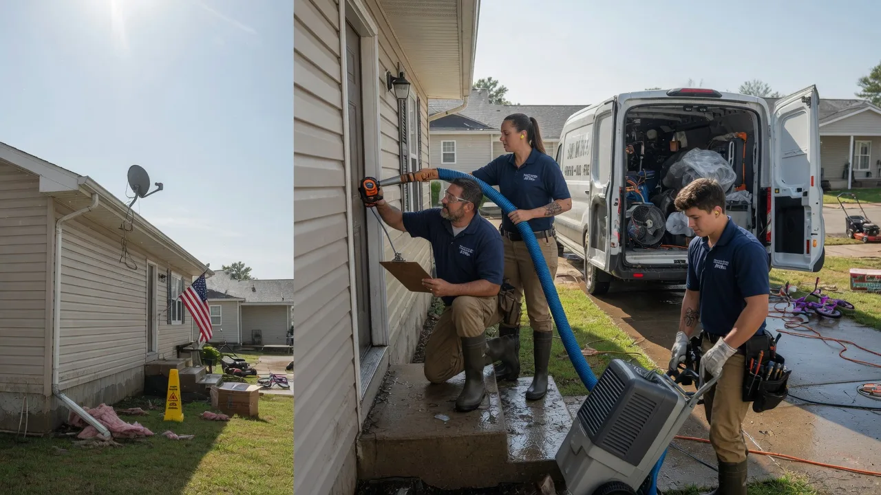 Ceiling Water Damage Restoration in Tishomingo, MS near me